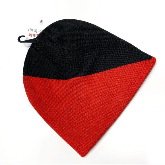 Spyder Men’s Red Black Reversible Beanie  One Size - Picture 2 of 6
